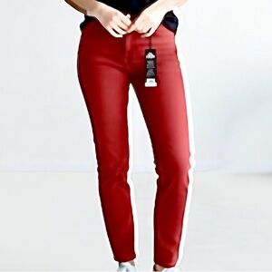 NEW Liverpool Women's Rustic Cherry Wood Fade High Rise Ankle Skinny Jeans